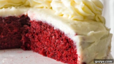 Homemade Small 6 Inch Red Velvet Cake For Two