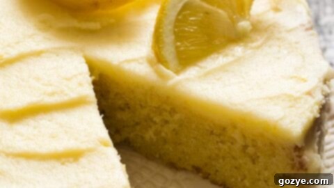 Small 6-inch Lemon Cake with homemade lemon buttercream frosting
