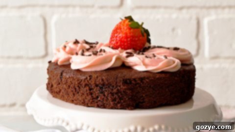 Small 6 Inch Chocolate Cake for two