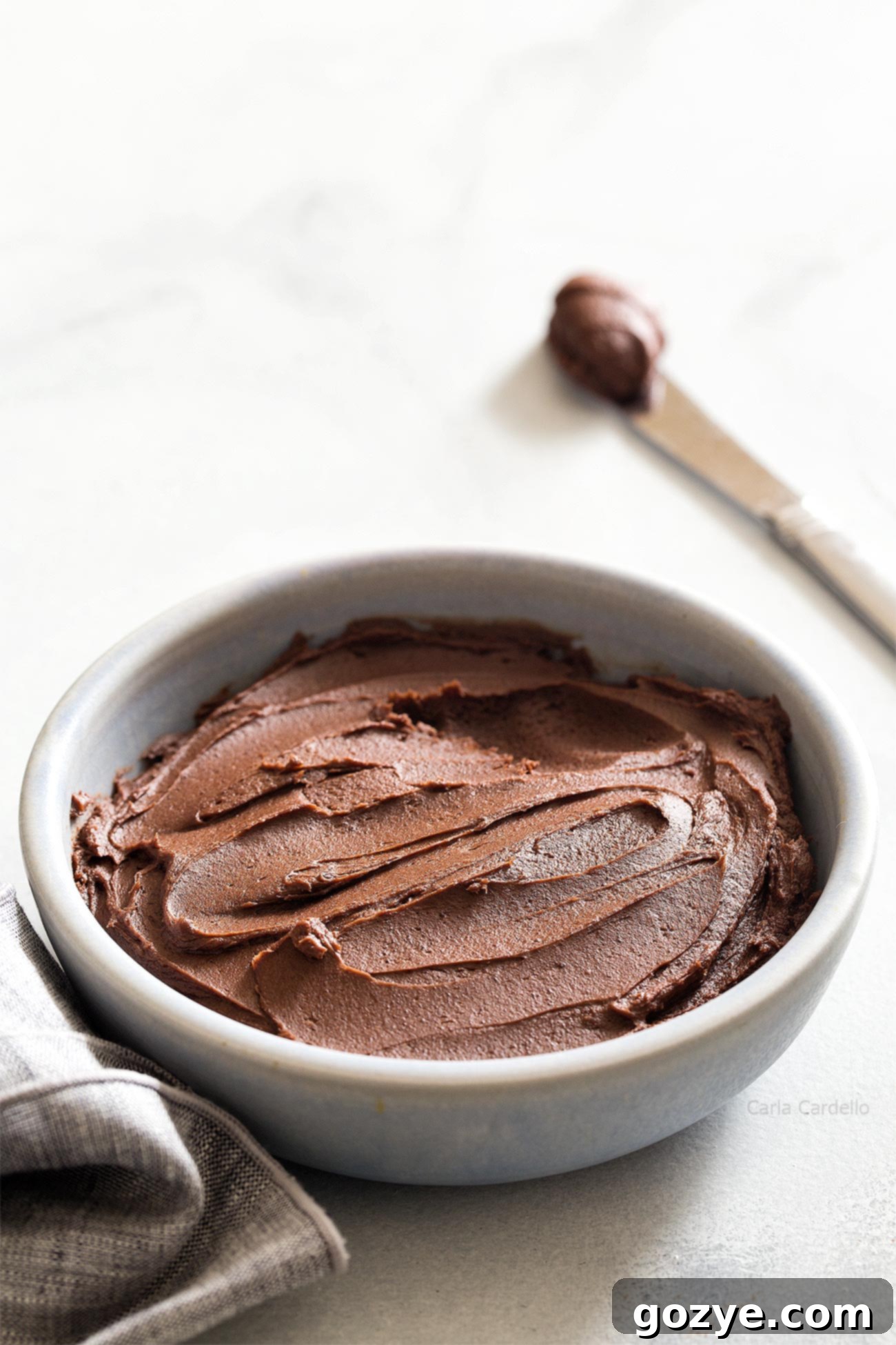 Small Batch Chocolate Frosting for 6 cupcakes or a 6-inch cake
