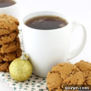 Small Batch Peanut Butter Molasses Cookies with a soft, chewy texture