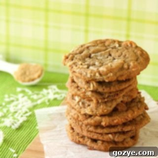 Small Batch Brown Sugar Cinnamon Coconut Cookies, crispy and chewy