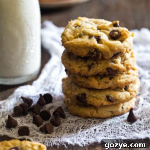 Soft and chewy Small Batch Chocolate Chip Cookies with red and green chocolate chips for Christmas