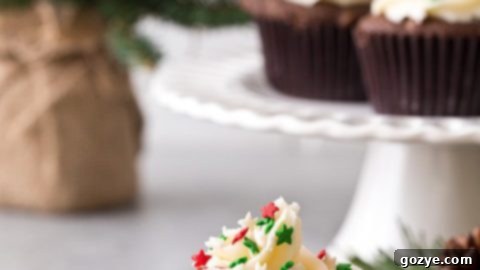 Small Batch Chocolate Gingerbread Cupcakes