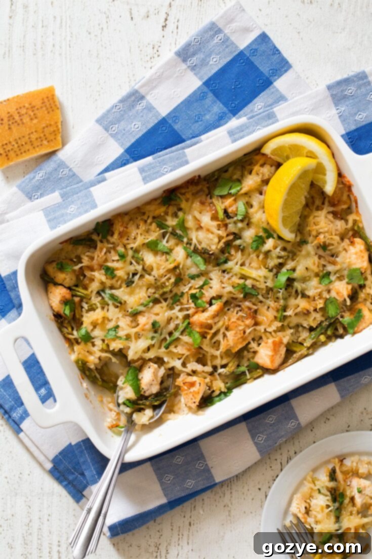 Lemon Chicken Rice Casserole, a comforting dish for two