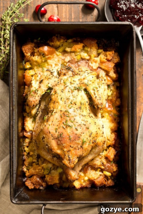 Stuffed Cornish Hen with homemade classic stuffing
