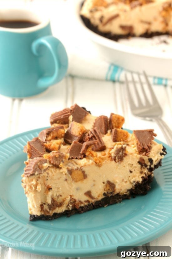 No Bake Peanut Butter Pie