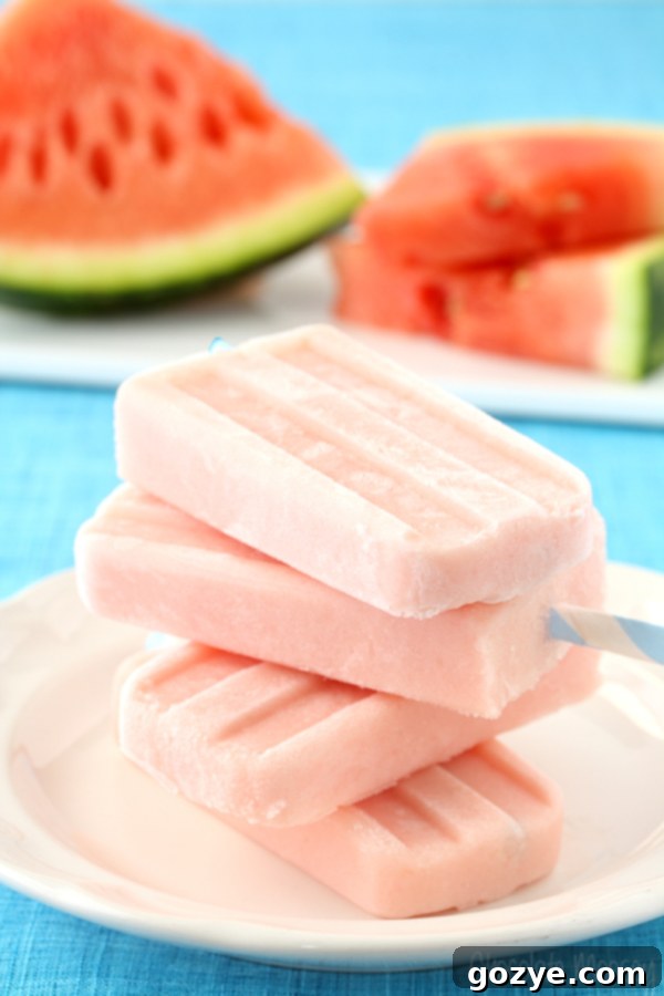 Watermelon Popsicles