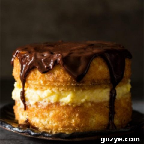 Small Boston Cream Pie (Dessert For Two)