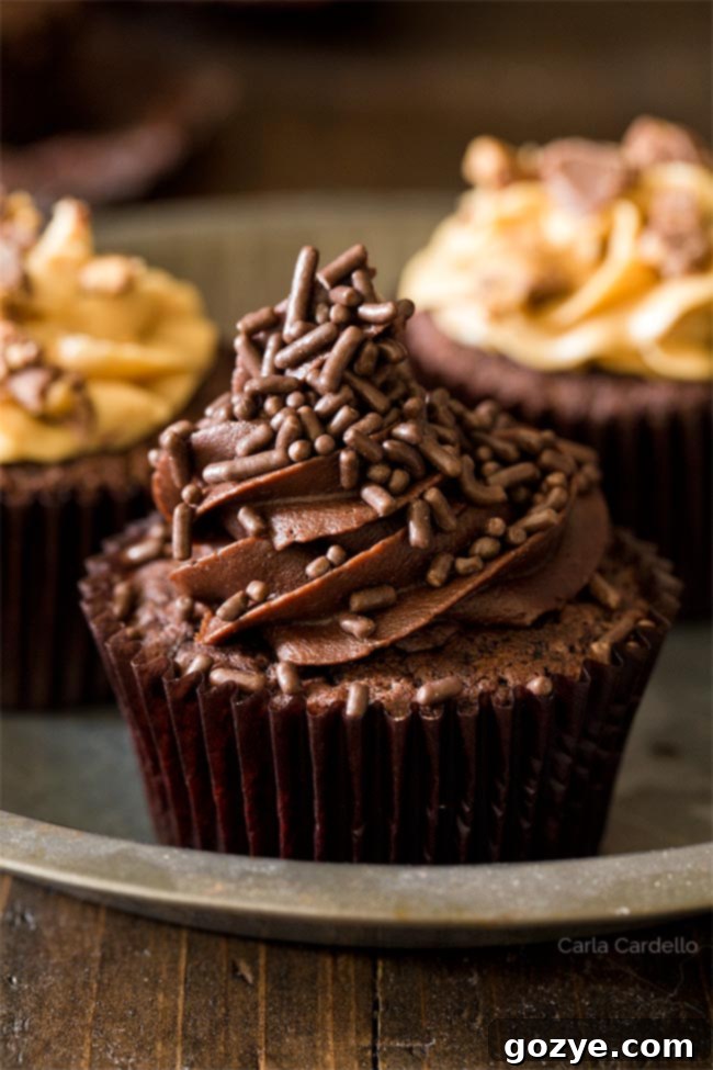 Easy chocolate cupcake recipe