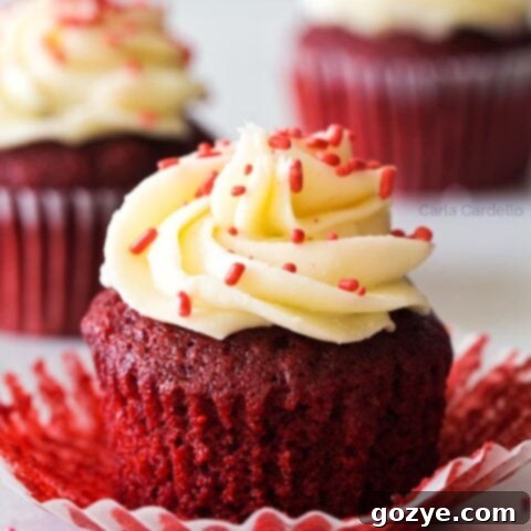 Small Batch Red Velvet Cupcakes