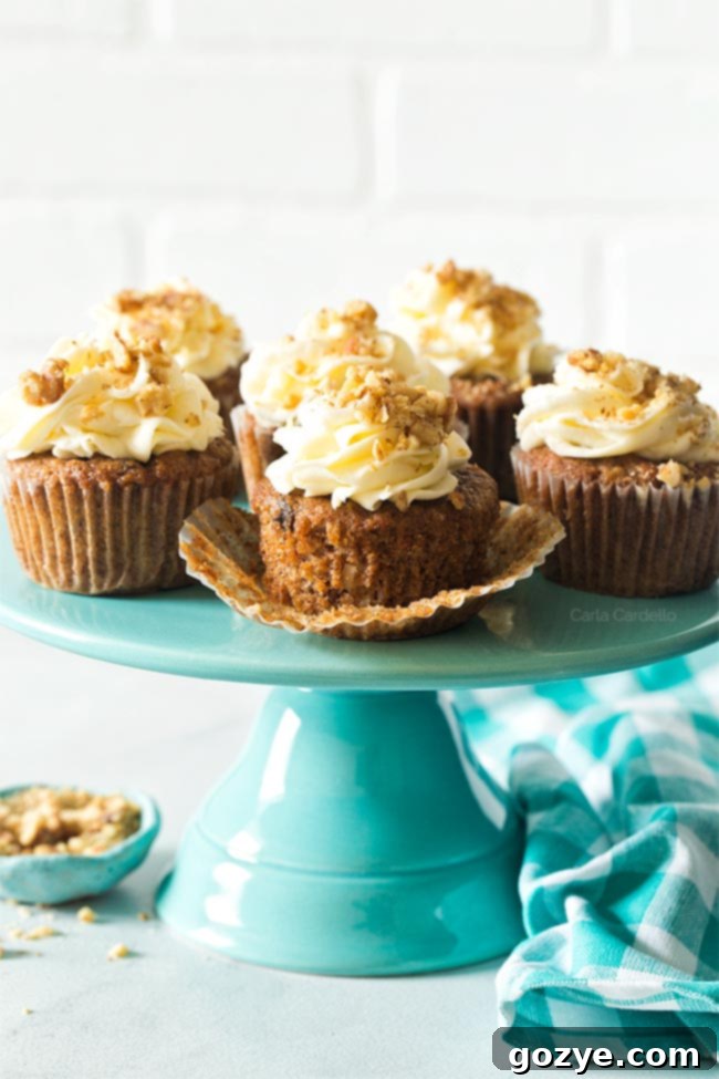 Carrot Cake Cupcakes (Small Batch)