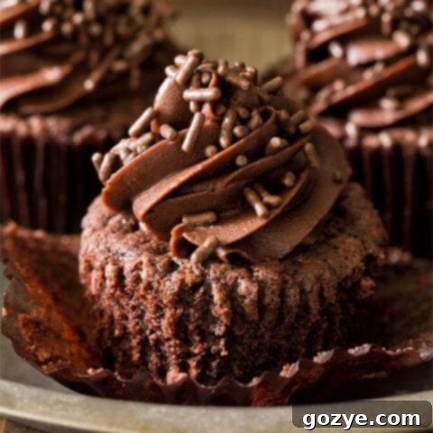 Small Batch Chocolate Cupcakes