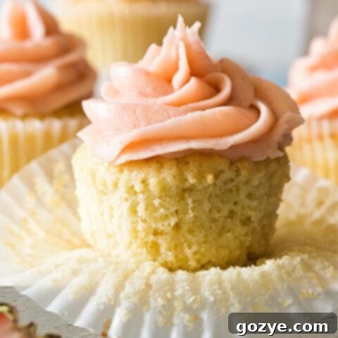 Small Batch Vanilla Cupcakes