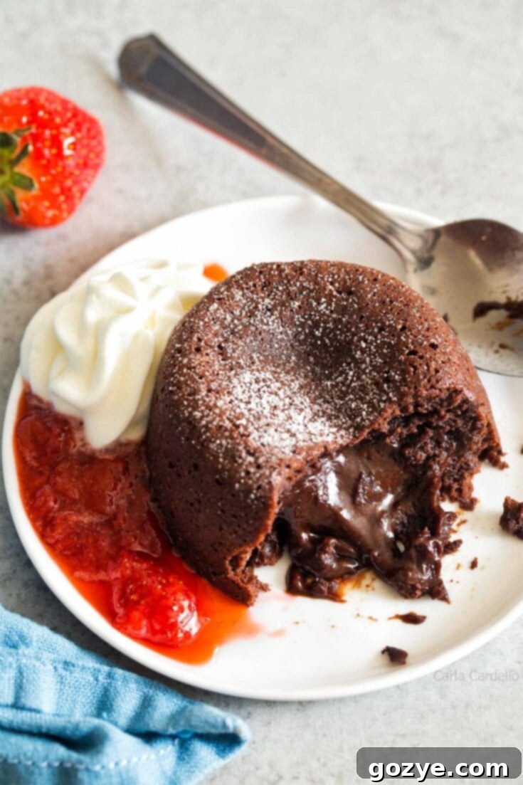 Mini Lava Cakes For Two, a great egg yolk recipe