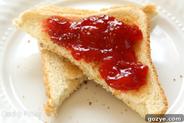 Strawberry Jam on Toast