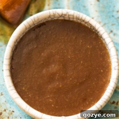 Teriyaki sauce in a bowl