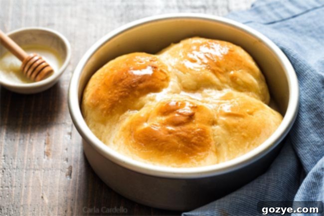 Homemade Small Batch Dinner Rolls 7 Small Batch Dinner Rolls with honey butter