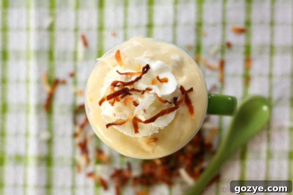 Creamy Coconut Pudding in small glasses, ready to be served