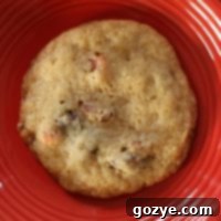 Bacon and Dried Cherry Chocolate Chip Cookies, a unique dessert recipe