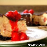 Chocolate Cherry Cheesecake