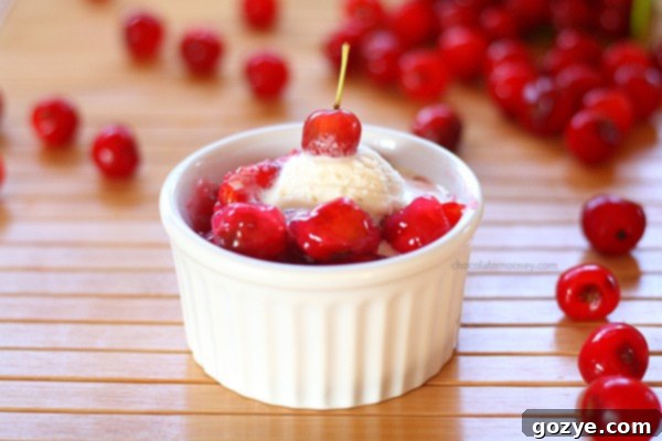A rich slice of Chocolate Cherry Cheesecake, featuring a dark chocolate base and cherry topping.