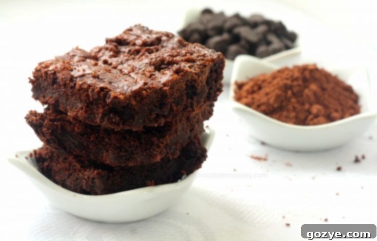 One-Pot Fudgy Raspberry Cocoa Brownies for Pinterest