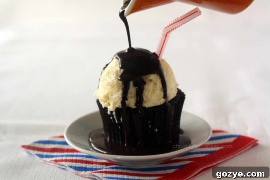 Delicious Root Beer Float Cupcakes with creamy vanilla frosting