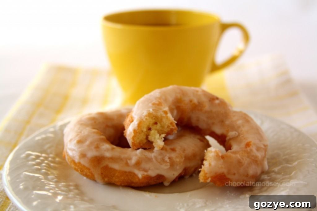 An array of Double Lemon Glazed Doughnuts ready to be served
