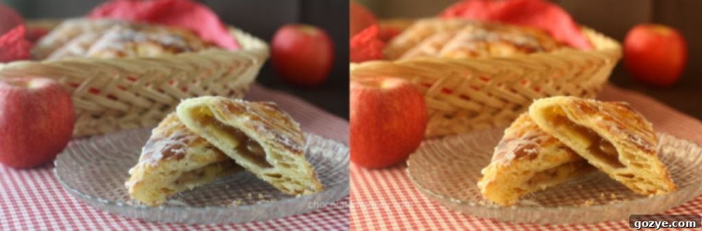 Apple Turnovers Auto vs Custom White Balance