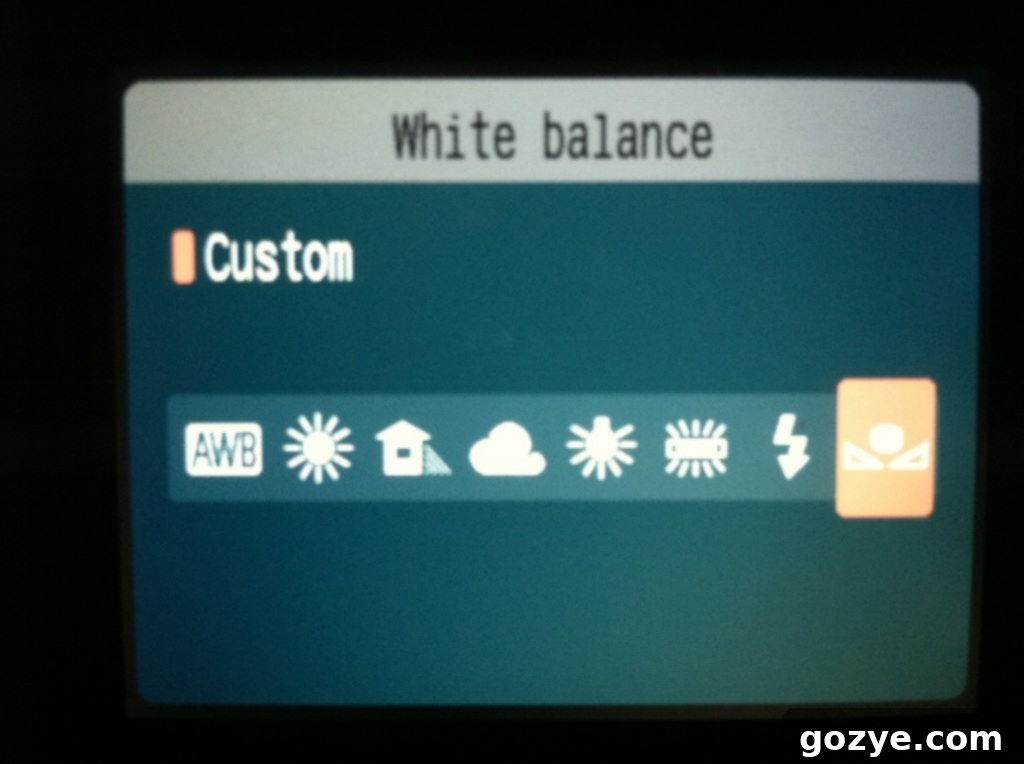Finding a White Reference for Custom WB