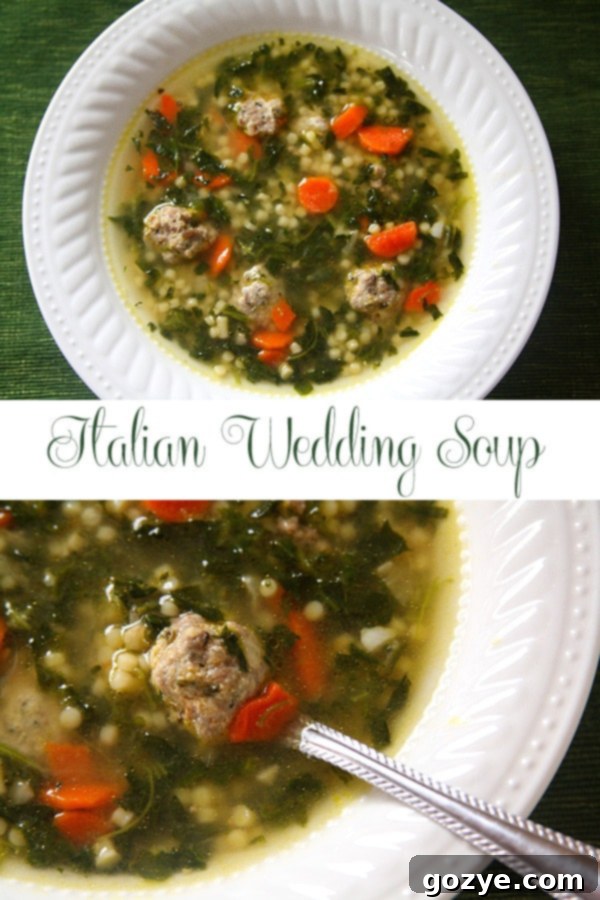Italian Wedding Soup - a hearty soup for a cold day