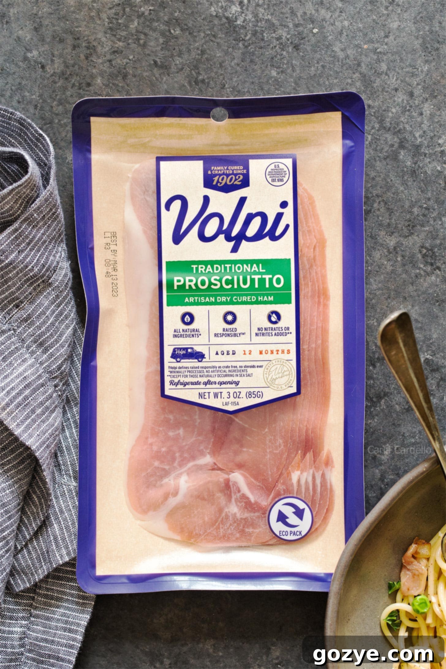 Package of Volpi Prosciutto