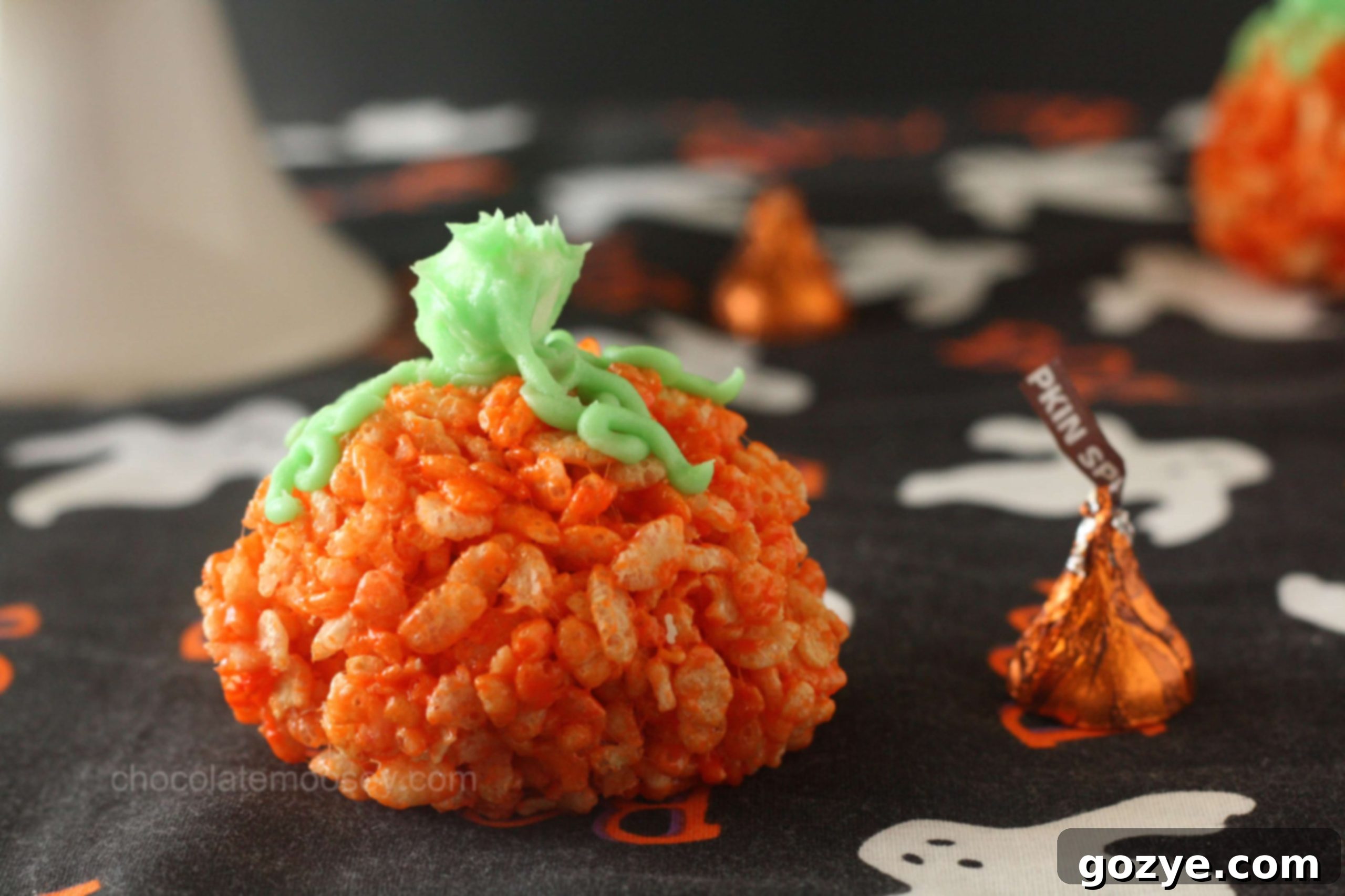 Rice Crispy Treat Pumpkins