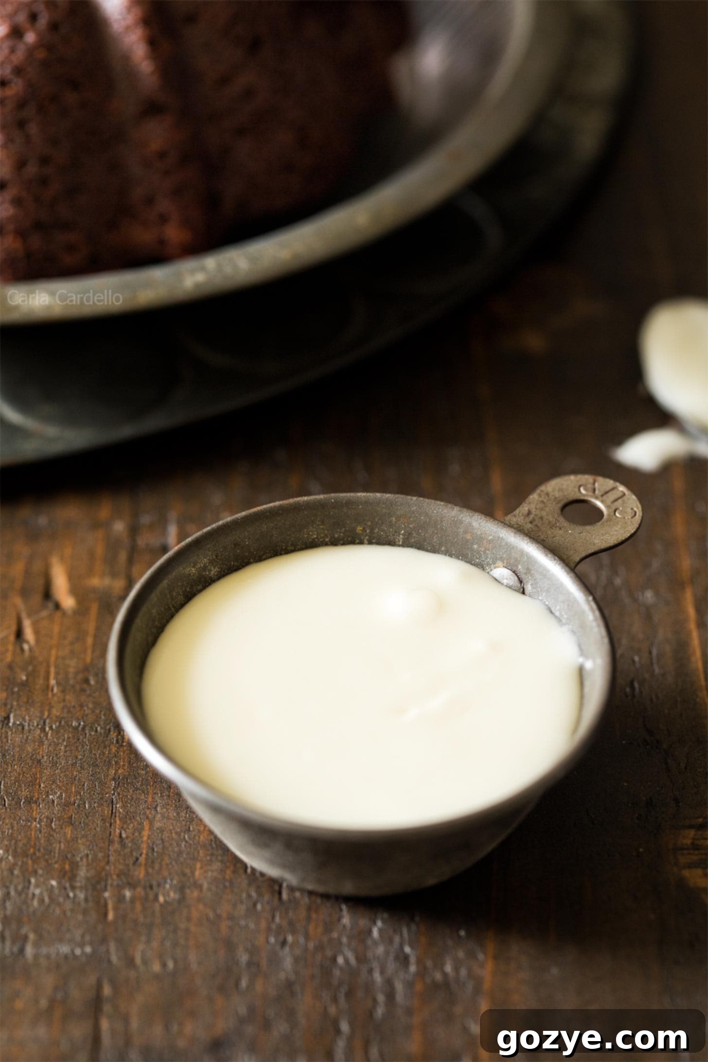 Vanilla Glaze in a cup