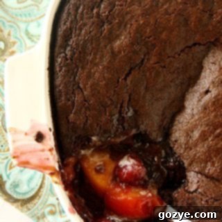Delicious Peach and Cherry Gingerbread Cobbler Recipe