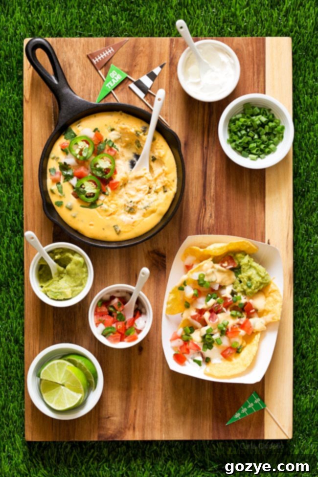 Nacho Bar with Queso
