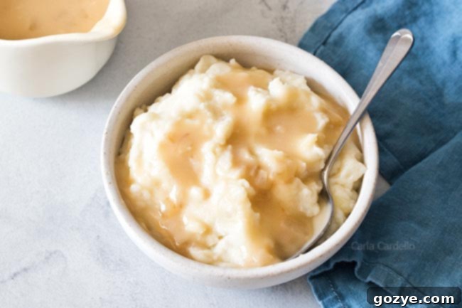 Gravy From Scratch No Drippings 7 Gravy With Mashed Potatoes