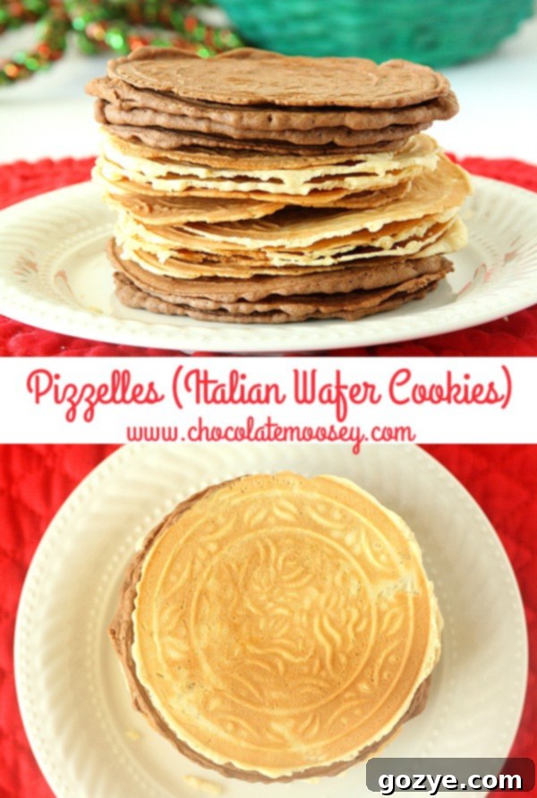 Pizzelles (Italian Wafer Cookies) for Christmas