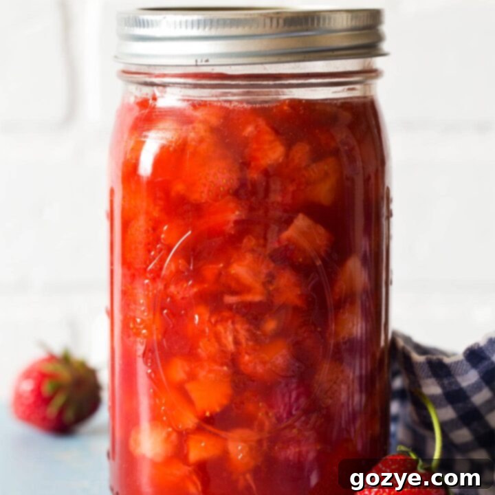 Luscious Strawberry Pie Filling 9 Jar with strawberry pie filling