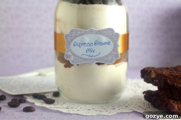 A baked Espresso Brownie, cut into squares