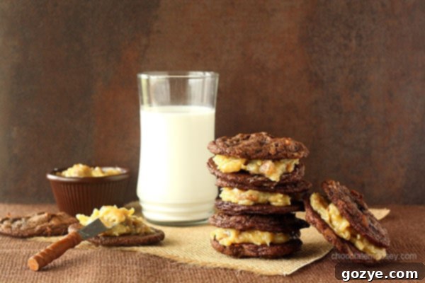 Award Winning German Chocolate Cake Sandwich Cookies Award Winning German Chocolate Cake Sandwich Cookies, another contest winner