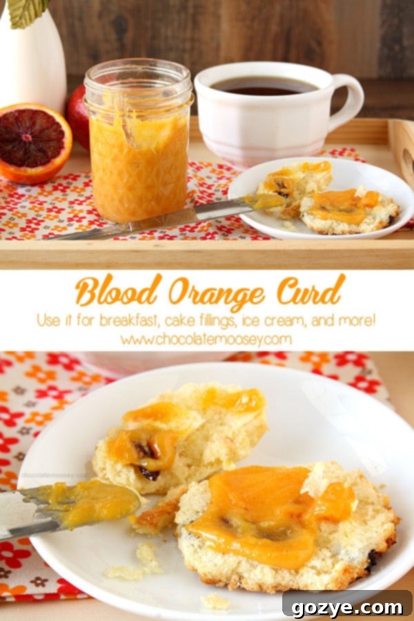 Vibrant Blood Orange Curd is a smooth fruit spread used for breakfast, cake fillings, and more. Use it as a substitute for lemon curd.