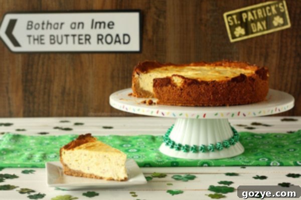 Irish Cheese and Bacon Cheesecake with Walnut Crust