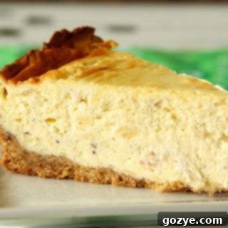 Irish Cheese and Bacon Cheesecake with Walnut Crust