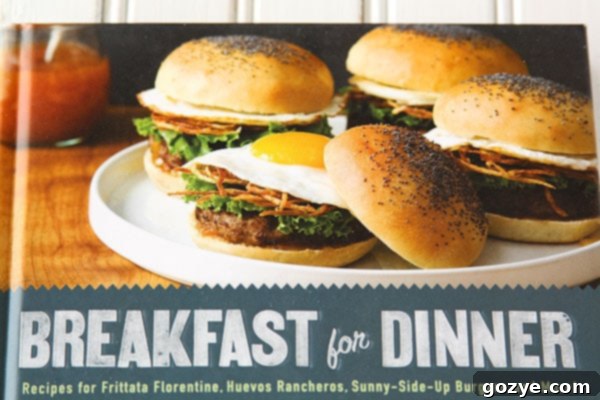 Breakfast For Dinner Cookbook Review | Discover the Sunny-Side-Up Burgers Recipe