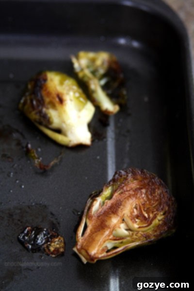 Small Batch Roasted Brussels Sprouts with Balsamic