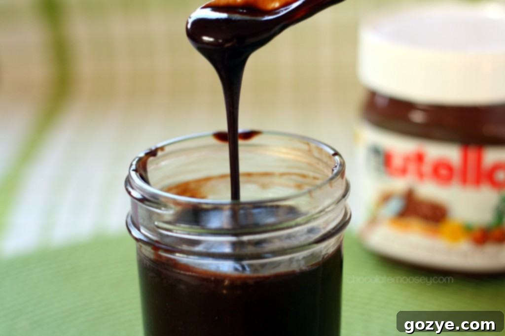 Nutella Espresso Hot Fudge Sauce