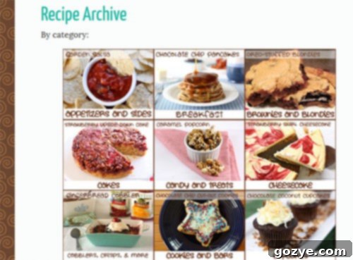 How To Create An Automatic Recipe Index For WordPress Blogs | www.chocolatemoosey.com