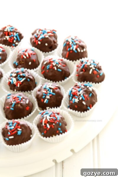 Peanut Butter Rice Crispy Treat Truffles Pin for Pinterest